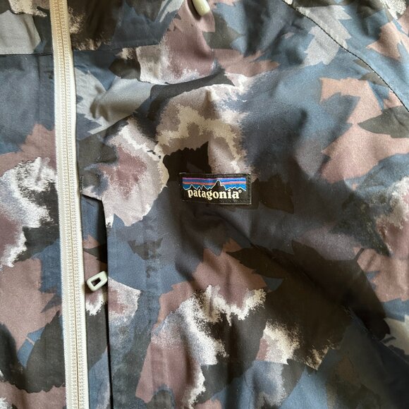 Patagonia insulated snowbelle jacket camo recco ski jacket size medium - Picture 3 of 12